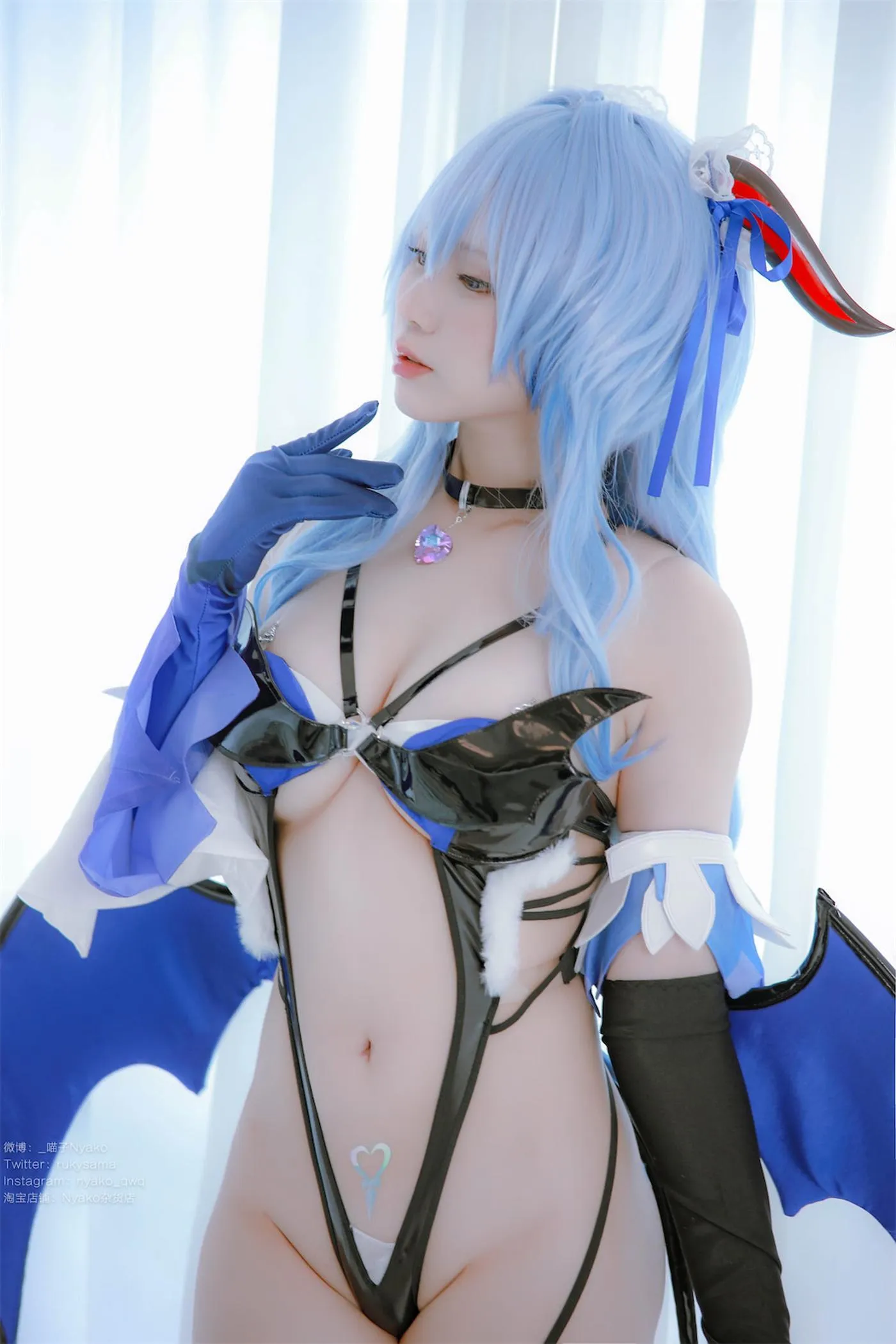 Nyako喵子 – NO.42 原神 甘雨魅魔 [76P]插图3